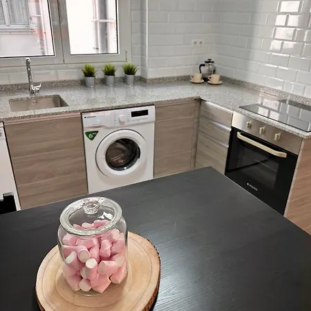 Cozy Flat 5 Mins From The Beach Gijon Exterior photo